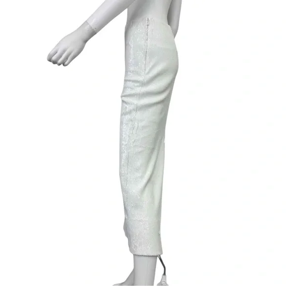 GAUCHERE White Sequin Maxi Skirt Size 34 - Picture 2 of 9